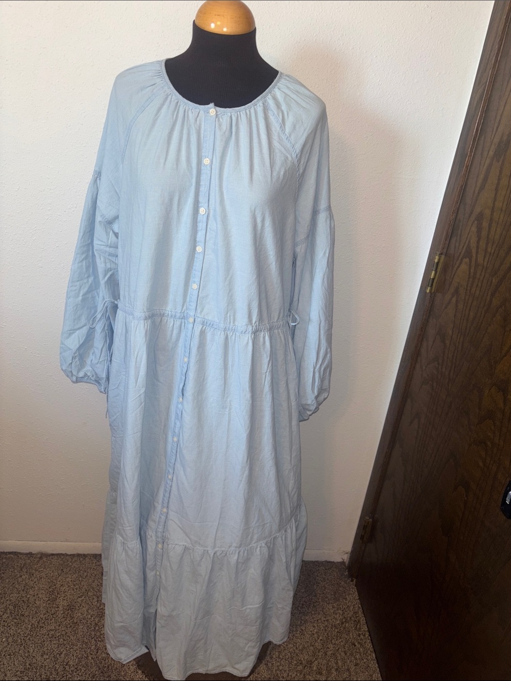 Levi’s Button Down Midi Length Jean Dress size XXL NWT